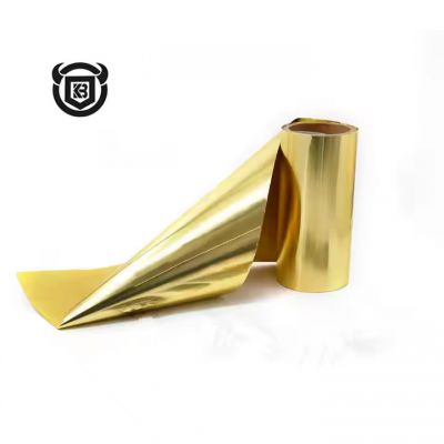 Double-sided Full Bottom Gold Printing Pharmaceutical Packaging Ptp Aluminum Foil with Good Sealing Performance