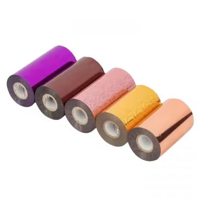 Golden Hot Stamping Foil Holographic Heat Transfer Foil Printing Laser Foil