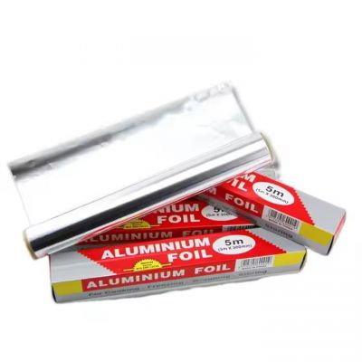 Wholesale Aluminum Foil Paper Roll Silver Tin Foil 30cm 45cm for BBQ Kitchen